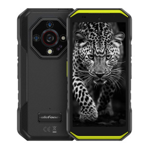  Téléphone robuste Ulefone Armor X32, 6 Go + 256 Go, vision nocturne, écran 5,65 pouces, Android 14, MediaTek Helio G91 Octa Core, réseau : 4G, NFC, OTG (vert) SU892G1555-20